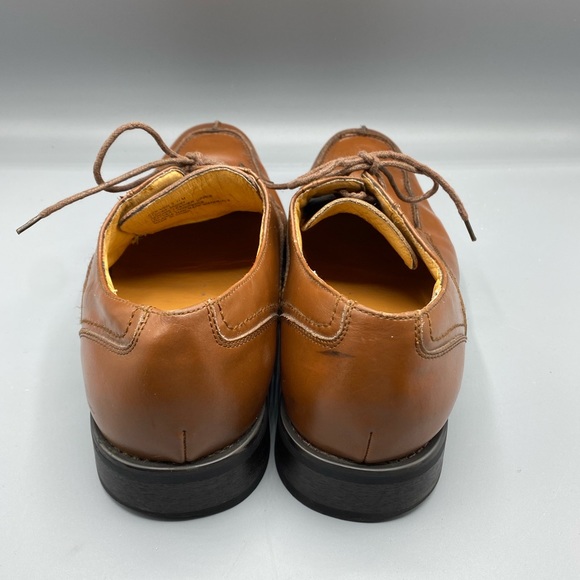Men’s Giorgio Brutini 11M Brown Lace-up Oxford Dress Shoes - Picture 2 of 4